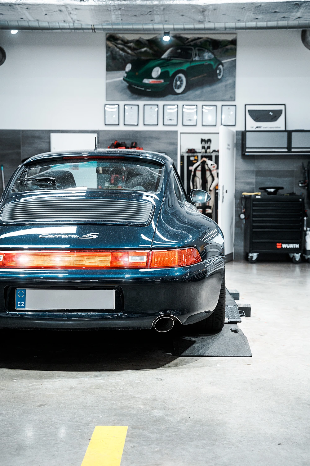 Porsche 911 Carrera 4S (993) oprava výměna těsnění motoru v IAMWORK