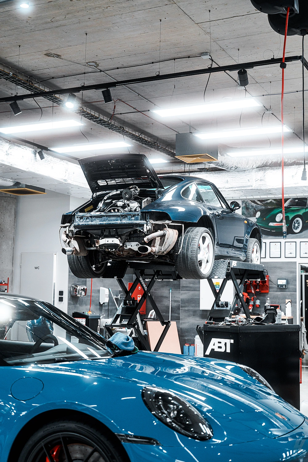 Porsche oprava výměna těsnění motoru v IAMWORK